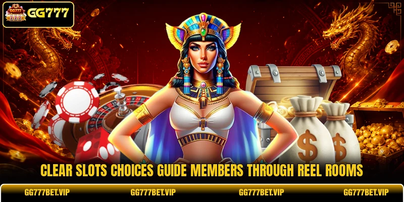 Clear slots choices guide members through reel rooms Clear slots choices guide members through reel rooms
