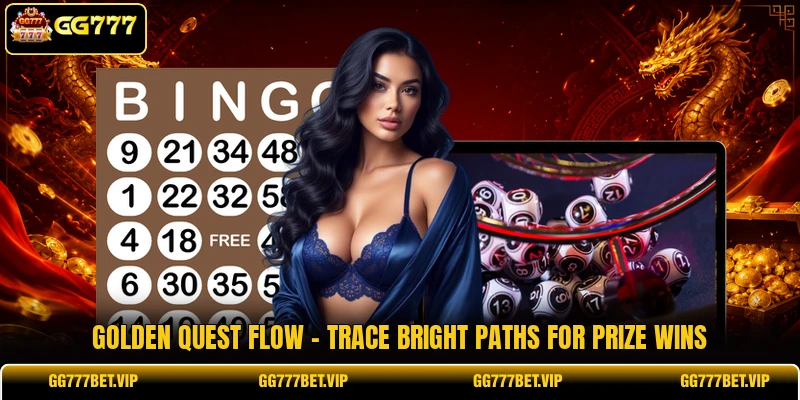Golden Quest Flow - Trace Bright Paths For Prize Wins