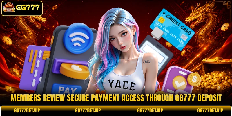 Members review secure payment access through GG777 deposit