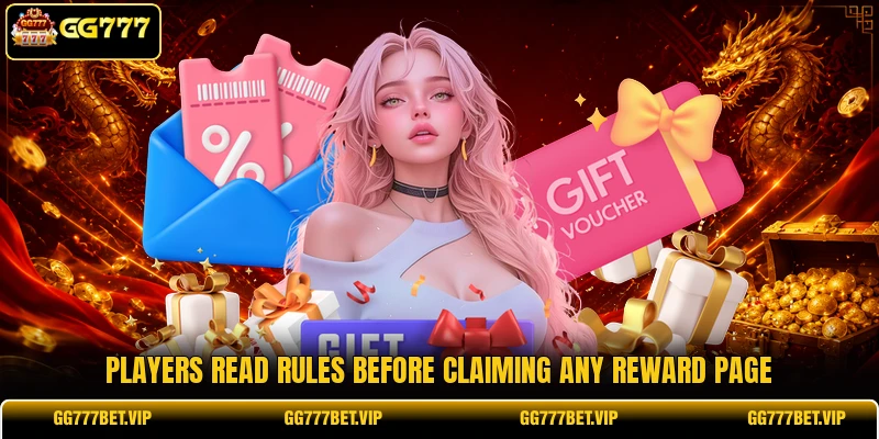 Players read rules before claiming any reward page