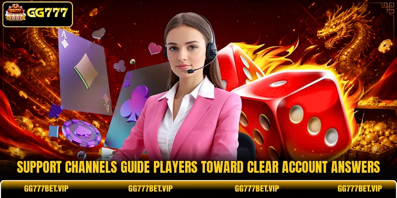 Support channels guide players toward clear account answers Support channels guide players toward clear account answers
