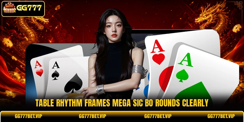 Table rhythm frames Mega Sic Bo rounds clearly Table rhythm frames Mega Sic Bo rounds clearly